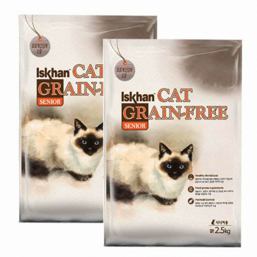 우리와 이즈칸 캣 퍼포먼스 시니어 2.5kg (2개)