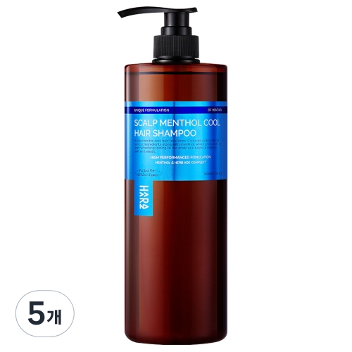 하라즈 스켈프 멘톨 쿨 샴푸 1000ml (5개)_이미지
