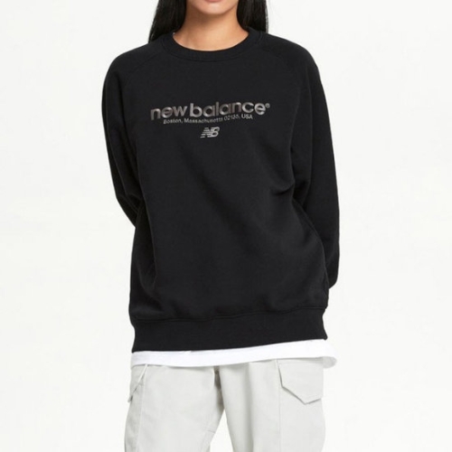 뉴발란스 UNIESS레터링기모맨투맨_NBNCE41913_이미지