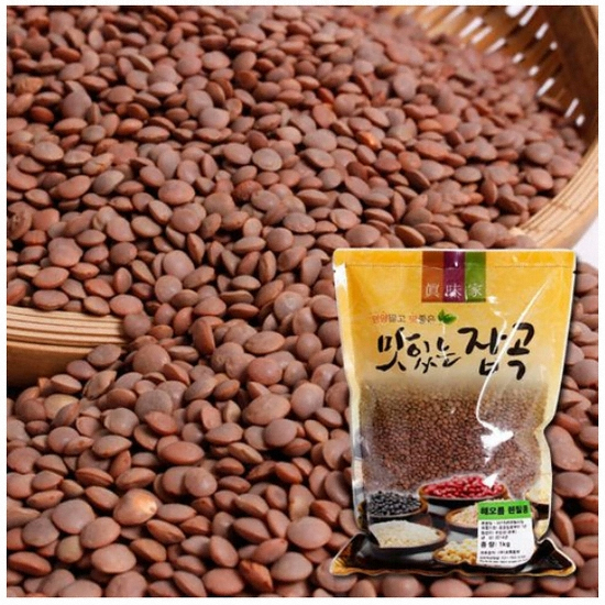 초록동색 렌틸콩 1kg (5개)