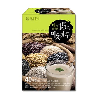 담터 마가 들어간 15곡 <b>미숫가루</b> 40개입
