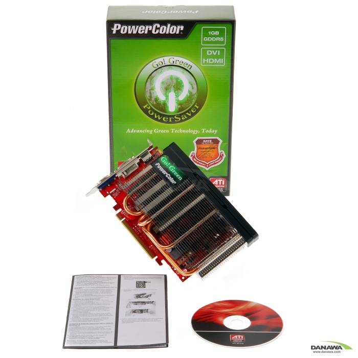 PowerColor 라데온 HD 5670 Go! Green D5 1GB 대원_이미지