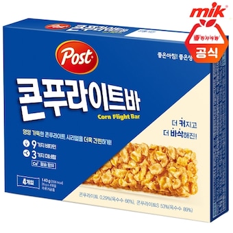 동서식품 포스트 콘푸라이트 밀크<b>바</b> 140g