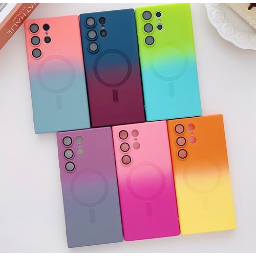 갤럭시S20 플러스 풀커버 투톤 그라데이션 맥세이프 젤리 케이스