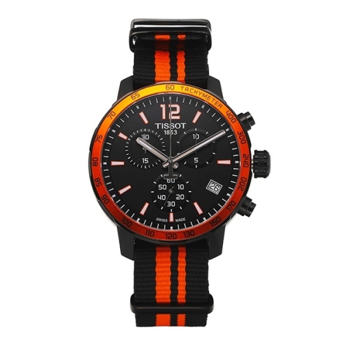  티쏘 QUICKSTER NATO CHRONOGRAPH 직물시계_T095.417.37.057.00