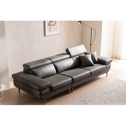 BIF보루네오  디에르 티모 천연통가죽 소파 3.5인용 (스툴별도)