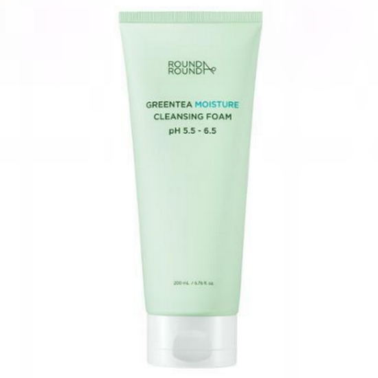 라운드어라운드 그린티 모이스처 클렌징 폼 200ml (2개)_이미지