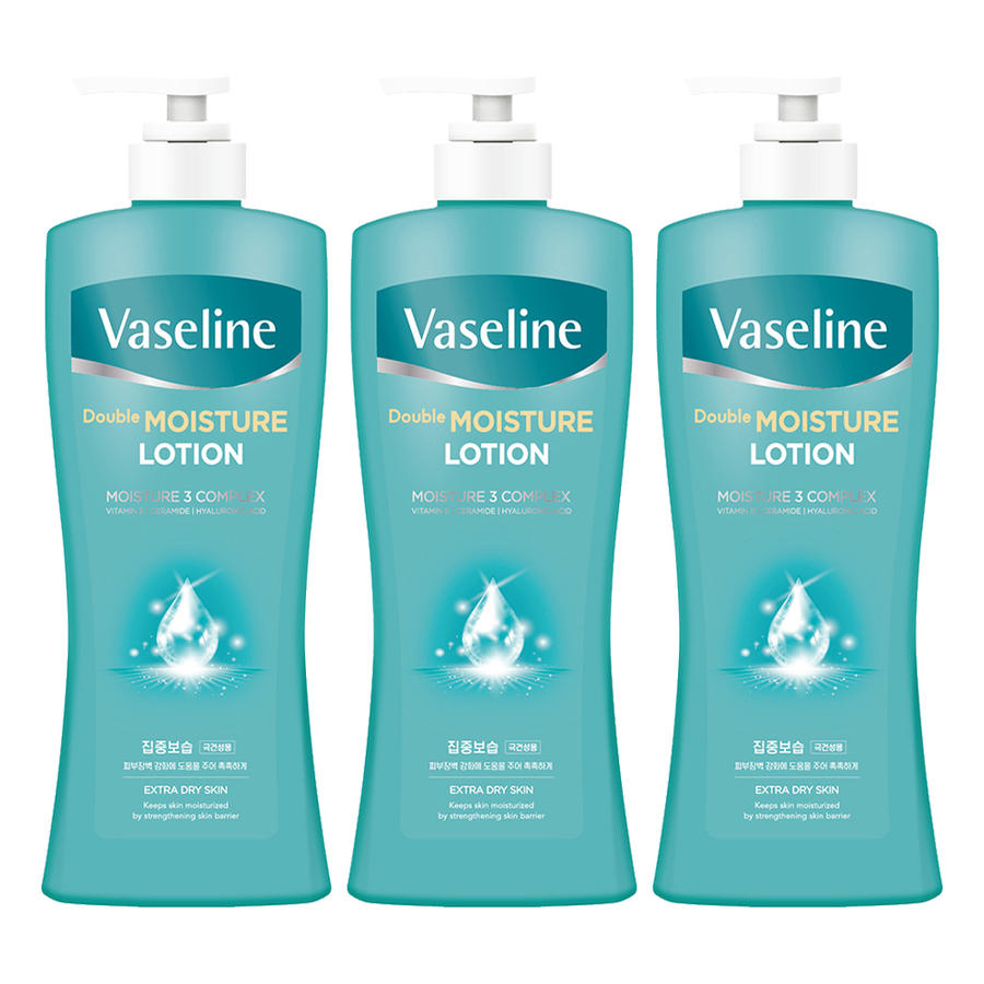 애경 바세린 더블 모이스처 로션 450ml (3개)_이미지