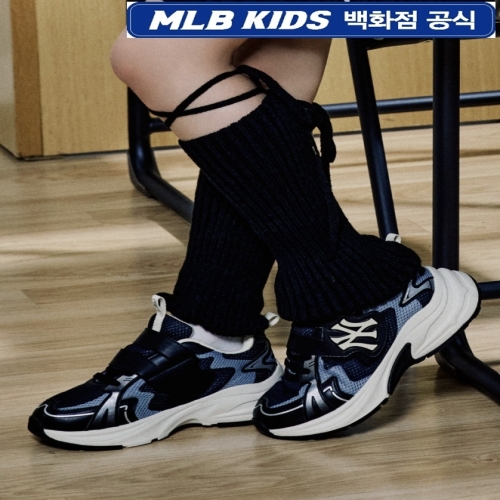 MLB키즈 커브 러너 운동화 (7ASHCB05N) (블랙)_이미지