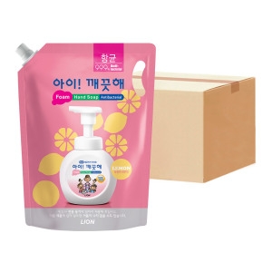 아이깨끗해 레몬 항균 폼 핸드 솝 1800ml (8개)_이미지