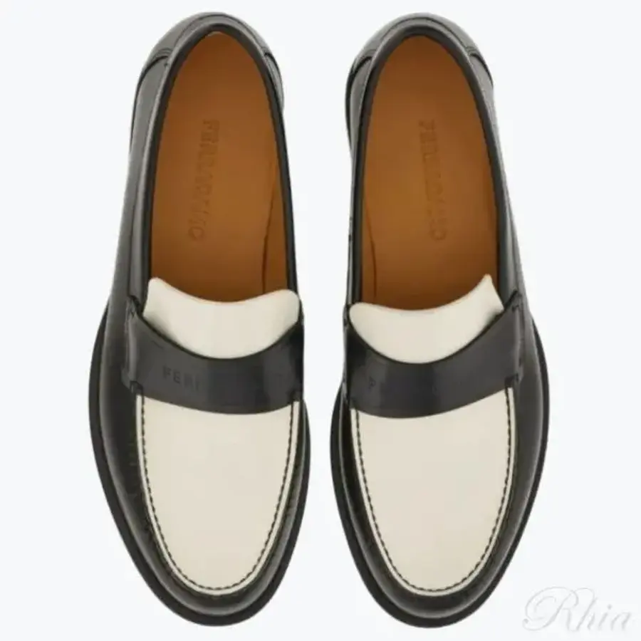 페라가모 남성 모카신 필모어 네로 0762698_이미지