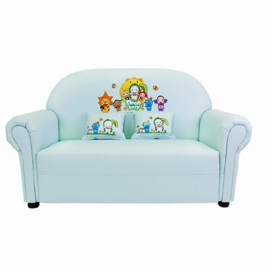 대현 눈보리 블루 유아소파 (2인용)