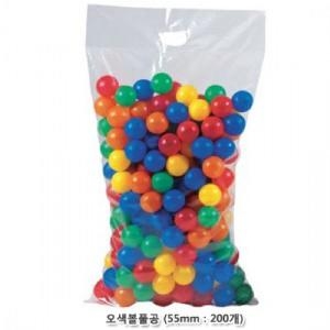 쿠쿠토이즈 오색볼풀공  55mm-200개_이미지