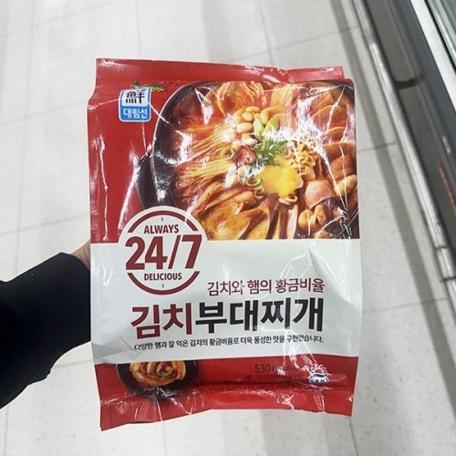 사조대림 24/7 김치 부대찌개 530g (1개)_이미지