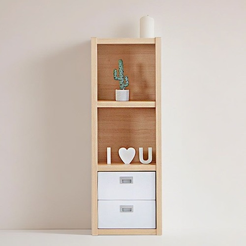 [불명] 굿즈가구 라라 서랍형 3단 수납장 400_이미지