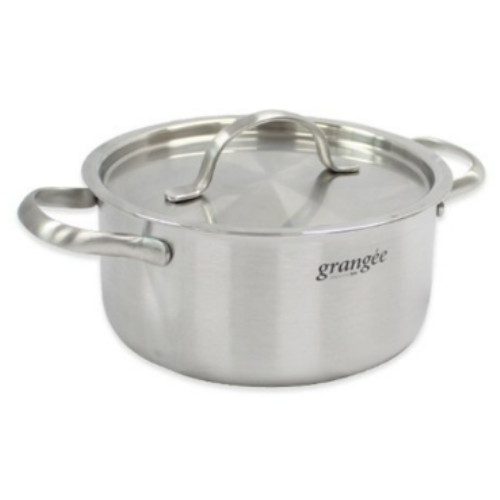 키친아트 그랑제 통3중 인덕션 양수냄비 (18cm)_이미지