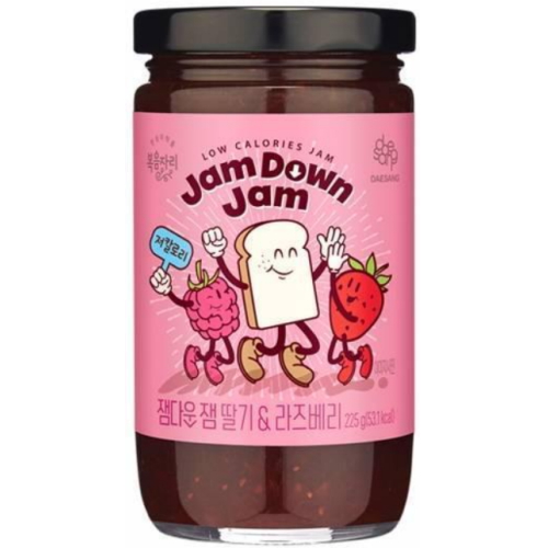 복음자리 잼다운잼 딸기 & 라즈베리 225g (4개)_이미지