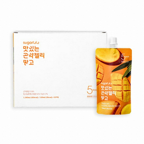 인테이크 슈가로로 맛있는 곤약젤리 망고 150ml이미지입니다. 누르면 해당 게시물로 새창이동합니다.
