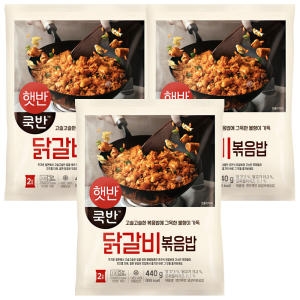 CJ제일제당 햇반쿡반 닭갈비볶음밥 440g (3개)_이미지