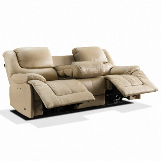 시트앤모어 부르그 홈바 All천연가죽 리클라이너 3인용_이미지