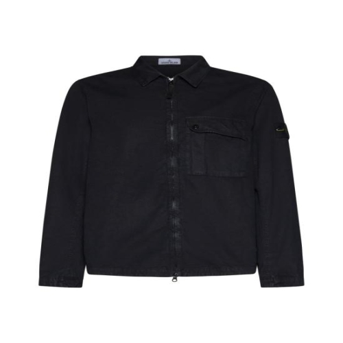 스톤아일랜드 가죽 자켓 8015119WNV0120 Free Navy Blue_이미지