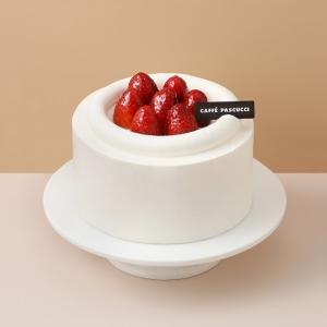 화이트 생크림 케이크 홀