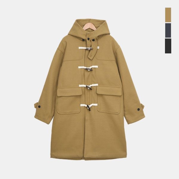 남여공용 3온스 누빔 떡볶이 후드 롱코트 ZMOR071