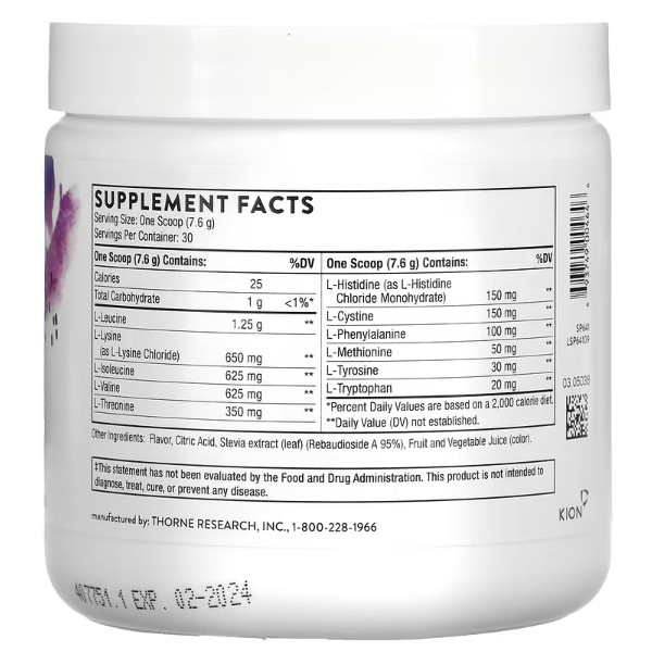 쏜리서치 아미노 컴플렉스 베리맛 228g (해외) (1개)_이미지