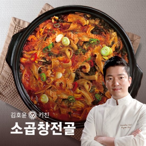 정금에프앤씨 김호윤키친 소곱창전골 800g (4개)_이미지