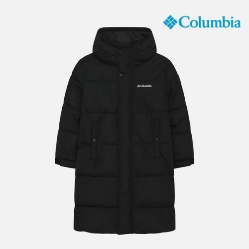 키즈 후드 롱패딩 자켓_블랙 C64-YKD341