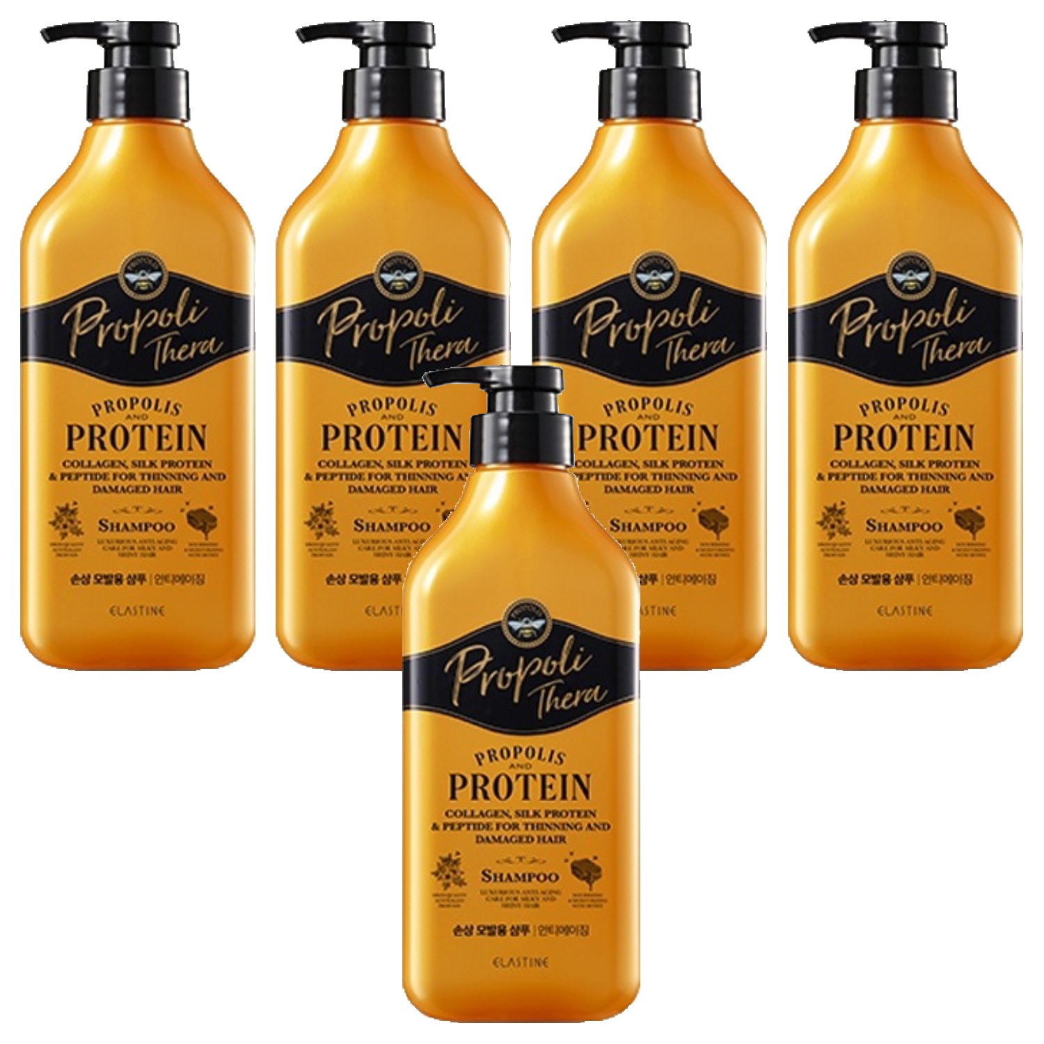 엘라스틴 프로폴리테라 손상모발 샴푸 500ml (5개)_이미지