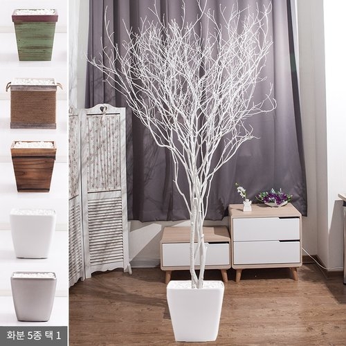 플라워트리 라인-화이트소원나무화분set 210cm  조화  FREOFT이미지입니다. 누르면 해당 게시물로 새창이동합니다.