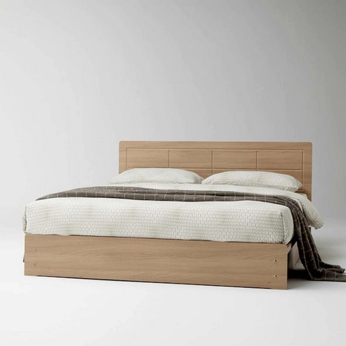 르메르침대 체크패턴 침대 S (매트별도)_이미지