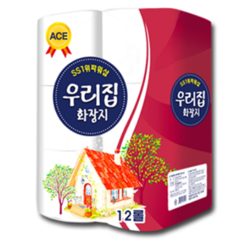 우리집 화장지 23m (12롤) (1팩)_이미지