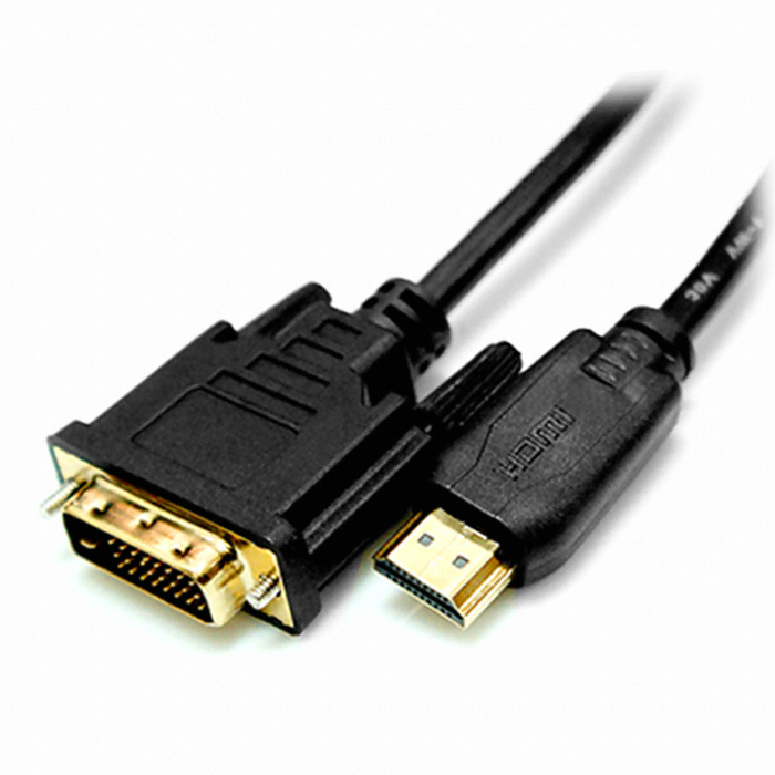CABLEMATE HDMI to DVI 기본형 골드 1.4v 케이블 (2m)_이미지