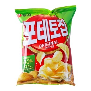농심 포테토칩 오리지널 60g (4개)_이미지