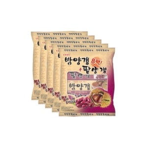 크라운제과 연양갱 8번들 밤양갱+팥양갱 5팩 총40개_이미지