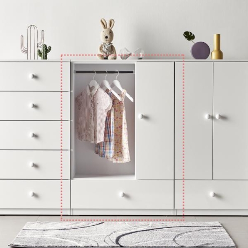  플라망 밀크 800 강아지 옷장