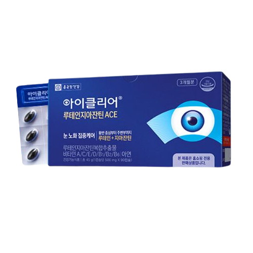 종근당건강 아이클리어 루테인지아잔틴 ACE 90캡슐 (1개)_이미지
