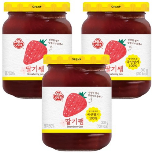 오뚜기 딸기쨈 300g (3개)_이미지