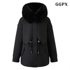 퍼카라 허리 스트링 야상 점퍼 GPDJJ014D