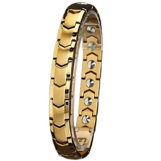 진주모아 쉴드 골드 게르마늄 건강팔찌 BSHGB-01(남성)_이미지