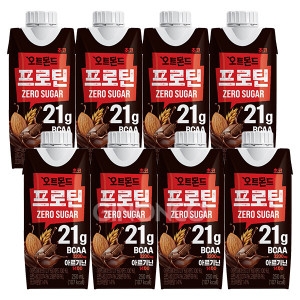 롯데칠성음료 오트몬드 프로틴 초코 제로슈거 250ml (8개)_이미지