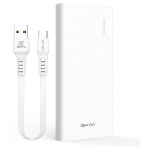 디엠케이코리아 SPEEDY 슬림 핏 보조배터리 SPE-PA10CPQ 10000mAh (C타입 케이블포함)_이미지