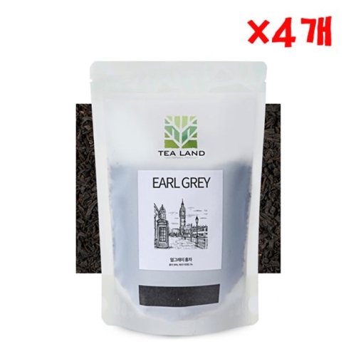 하루워터  얼그레이 150g X 4개 얼그레이차 홍차 밀크티용 잎차
