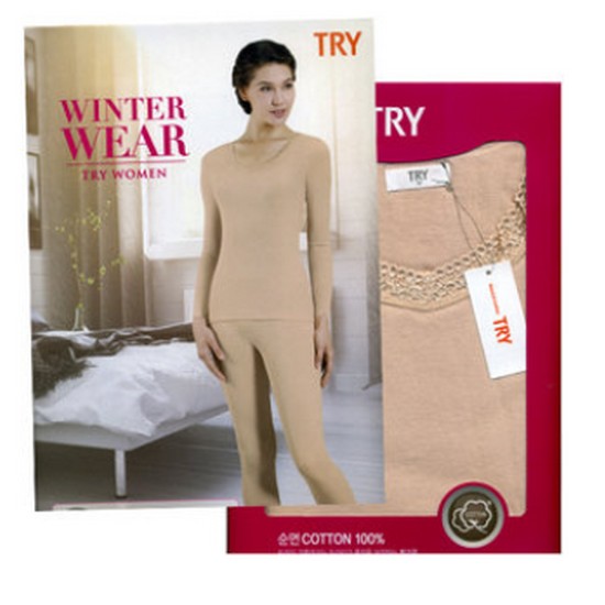 트라이(TRY) 여성 뉴센트 9부 상하세트 TW9F500