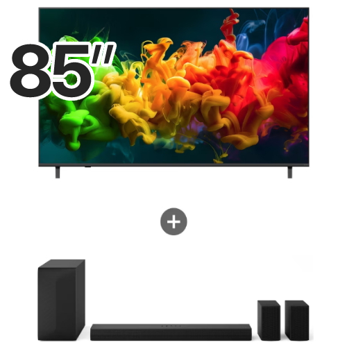 LG전자 QNED evo AI 85QNED80BEA (스탠드+사운드바, S60TR)_이미지
