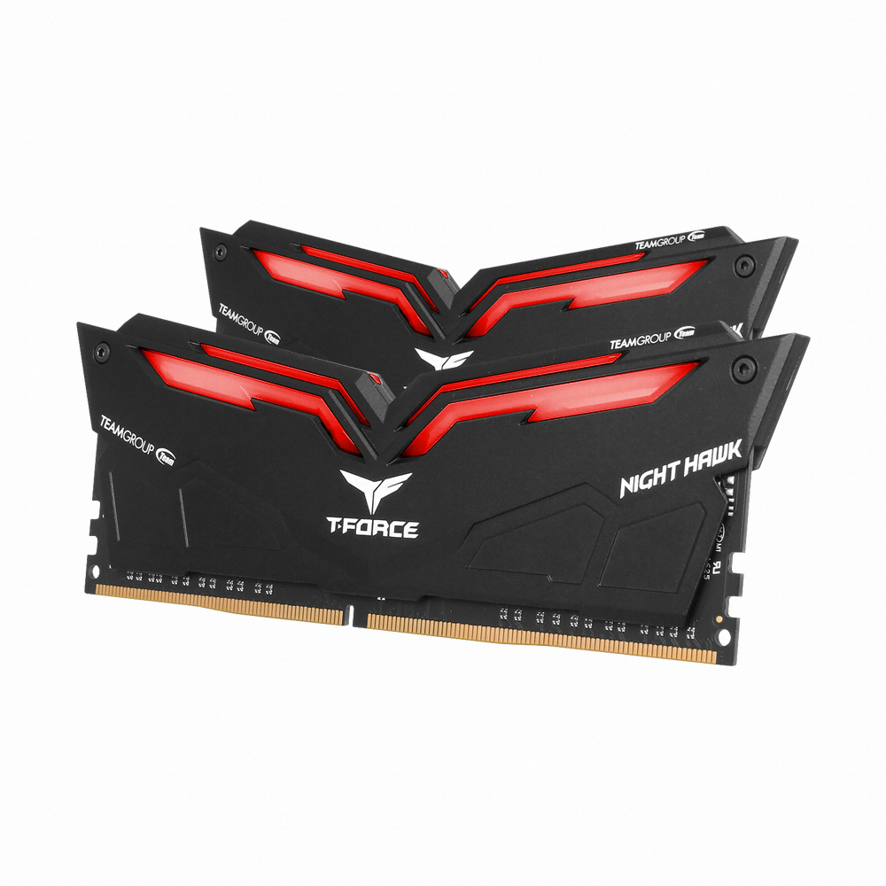 TeamGroup T-Force DDR4-3200 CL16 Night Hawk Red 패키지 (16GB(8Gx2))_이미지