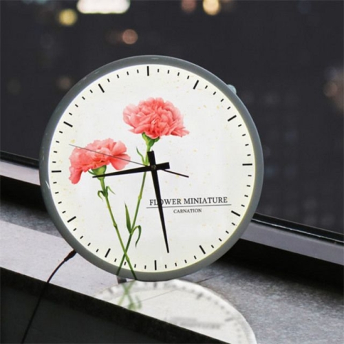 꾸밈 nf 시계액자35R_감사의마음카네이션 010-LED