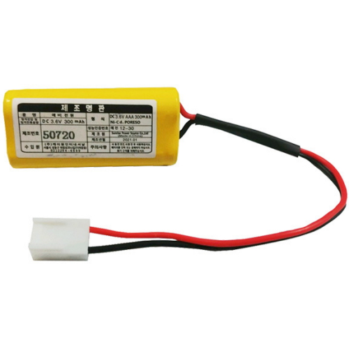 니켈카드뮴 3.6V AAA 300mAh(1+2) (벌크) (1개)_이미지
